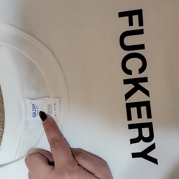 EUC Jay-Z & Beyoncé Collab Tour F*ckery White Crewneck - Picture 5 of 6